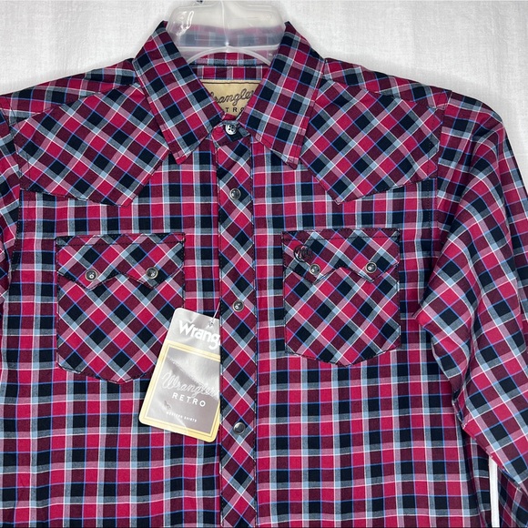 Wrangler Boy's Pearl Snap Button Western Shirt - Picture 11 of 15